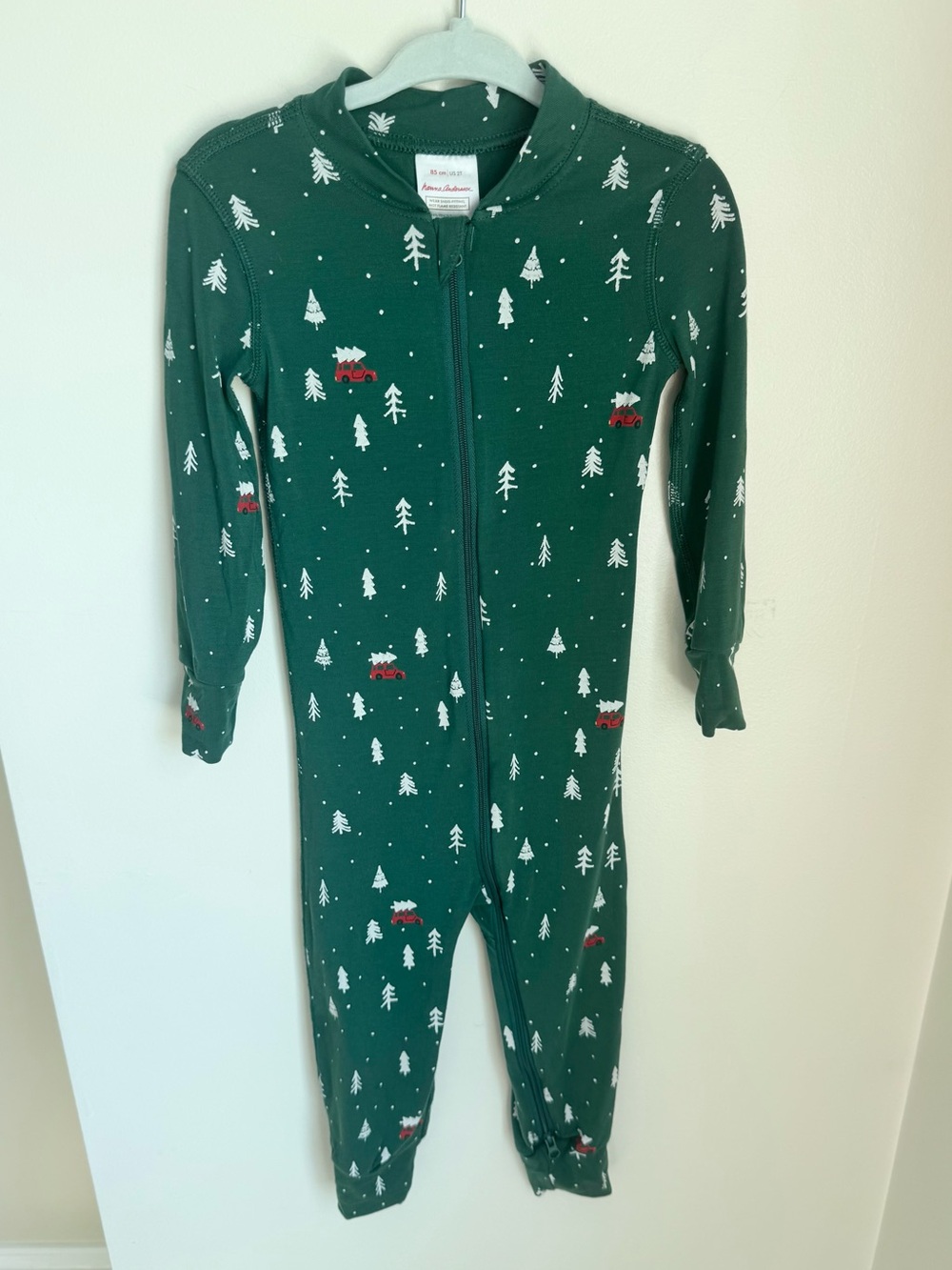 Hanna Anderrson Green Christmas Zippy Size 2T